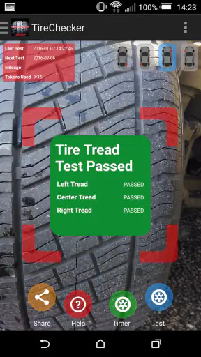 Teste Pneu de carro screenshot
