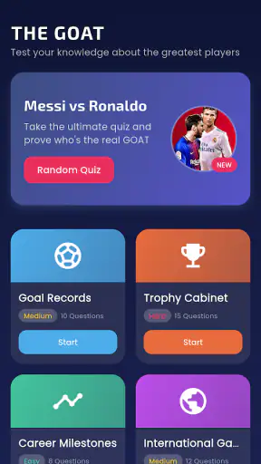 The GOAT: Messi vs Ronaldo screenshot