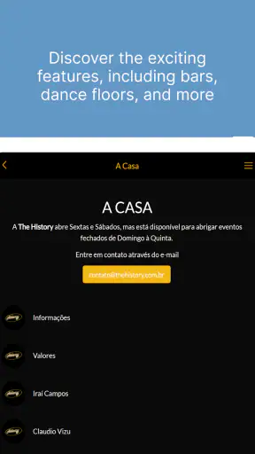 The History screenshot