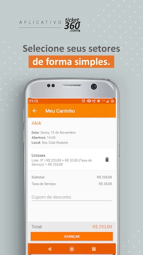 Ticket360 Ingressos + Eventos screenshot