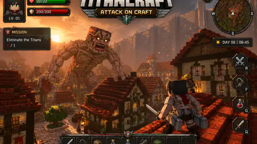 TITANCRAFT : Attack On Craft screenshot