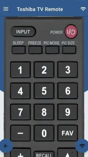 Toshiba Smart TV Remote screenshot