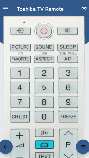 Toshiba Smart TV Remote screenshot