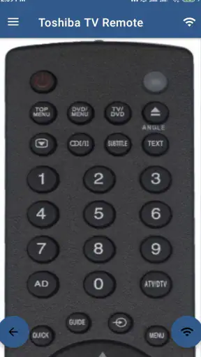 Toshiba Smart TV Remote screenshot