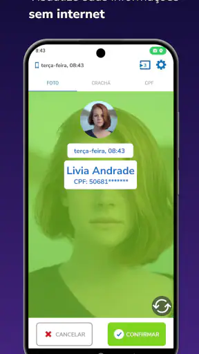 TOTVS RH Clock In screenshot