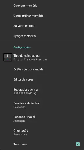 Touch RPN Calculadora screenshot