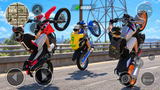 Traffic Bike: Moto Stunt 3D screenshot