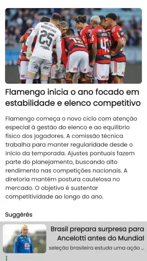 Transmissão ao vivo do jogo screenshot