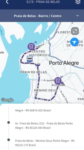 TRI GPS screenshot