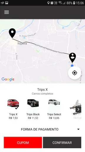 Trips PASSAGEIRO screenshot