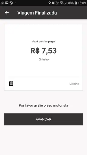 Trips PASSAGEIRO screenshot