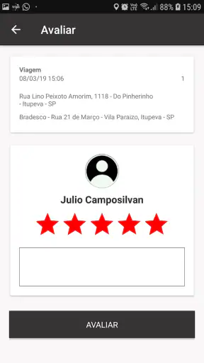 Trips PASSAGEIRO screenshot