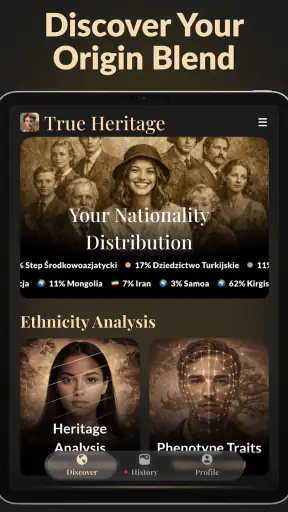 True Heritage & Ancestry: EDNA screenshot