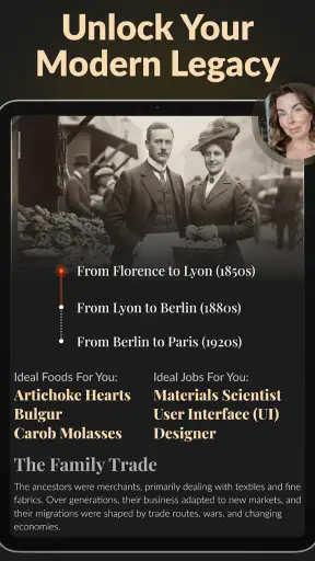 True Heritage & Ancestry: EDNA screenshot