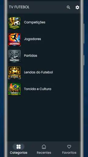TV Futebol Brasil Ao Vivo screenshot