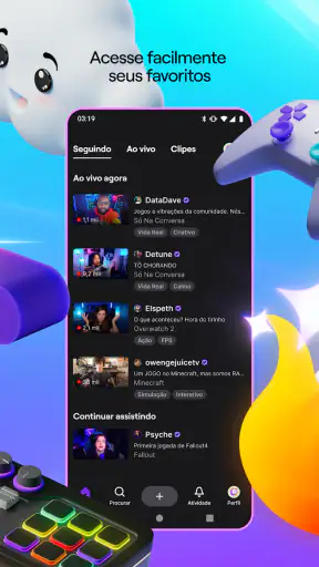 Twitch: Transmissão ao vivo screenshot