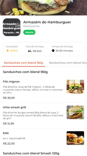 Uau! Delivery screenshot