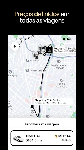 Uber: Peça viagem de carro screenshot