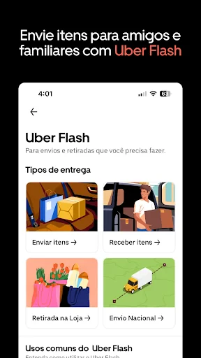 Uber: Peça viagem de carro screenshot