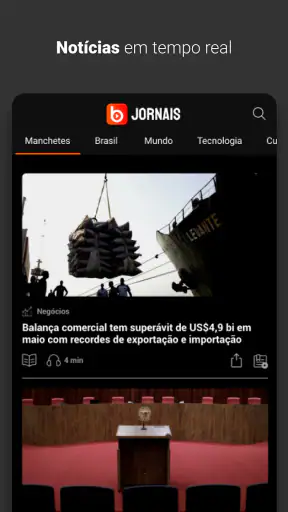 Ubook Jornais screenshot