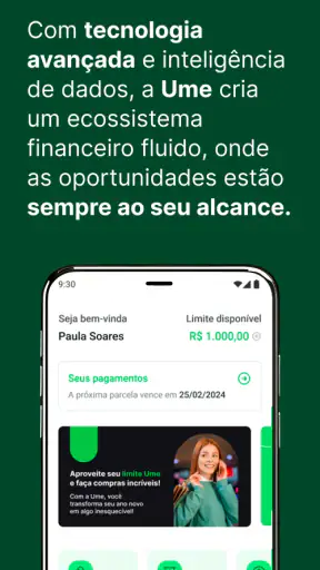 Ume: Crédito, Pix e mais screenshot