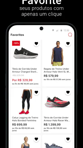 Under Armour screenshot