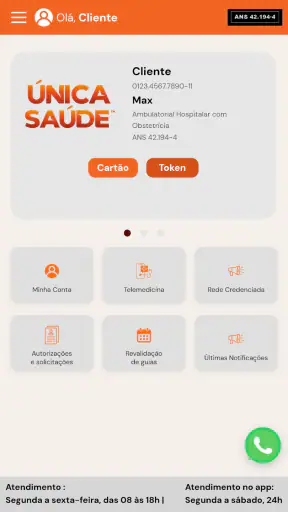 Única Saúde screenshot