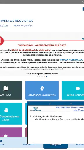 Unicesumar Studeo App screenshot
