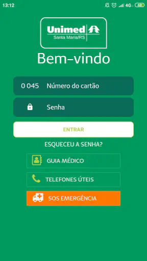 Unimed SM Beneficiário screenshot