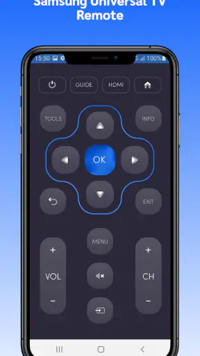 Universal Remote Samsung TV screenshot