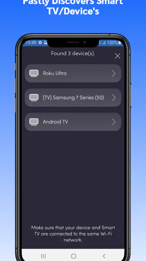 Universal Remote Samsung TV screenshot