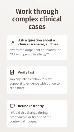 UpToDate Expert AI screenshot