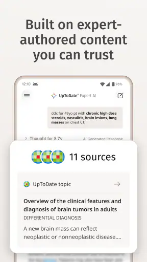 UpToDate Expert AI screenshot