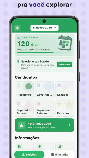 Urna - Simulador Eleições 2026 screenshot