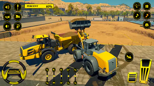 US Road Construction Game 3d screenshot