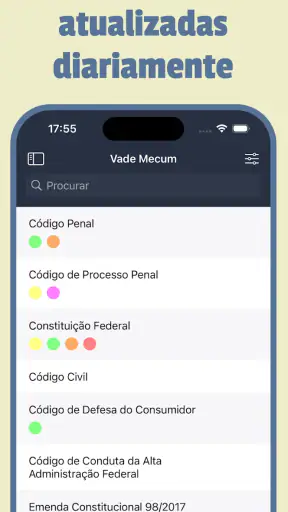 Vade Mecum 2026 Direito Brasil screenshot