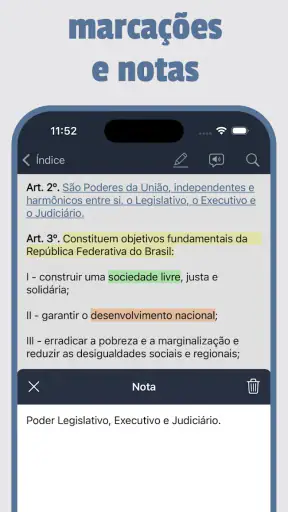 Vade Mecum 2026 Direito Brasil screenshot