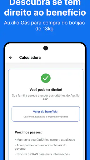 Vale Gás - Auxílio Meu social screenshot