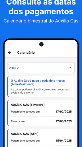 Vale Gás - Auxílio Meu social screenshot