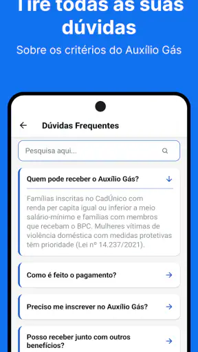 Vale Gás - Auxílio Meu social screenshot