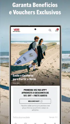 Vans screenshot