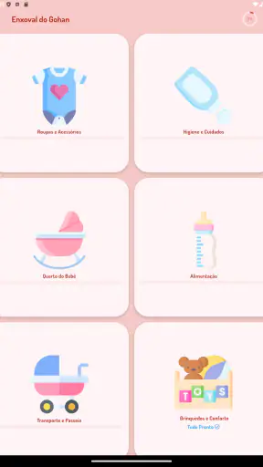 Vem Bebê: Lista de Enxoval screenshot