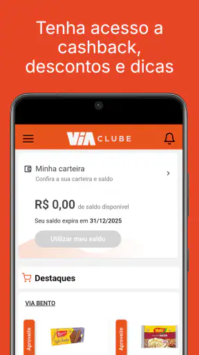 VIA Clube screenshot