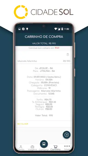 Viação Cidade Sol screenshot