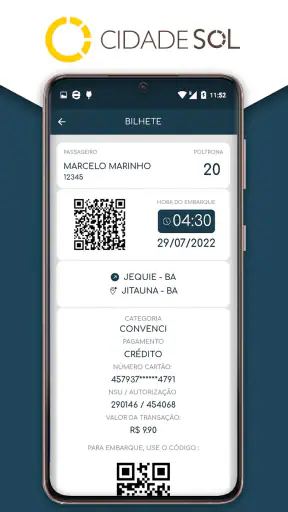 Viação Cidade Sol screenshot