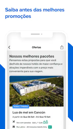 ViajaNet: voos e hotéis screenshot