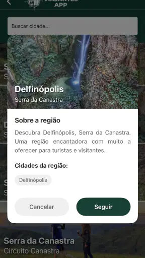 Viajantes APP screenshot