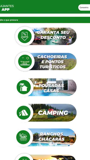 Viajantes APP screenshot