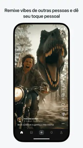 Vibes: criação de vídeos de IA screenshot