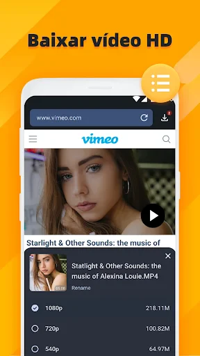 Video downloader screenshot